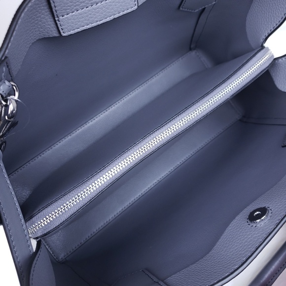 🌺NWT Michael Kors LG Kimberly Satchel Black grey - Picture 7 of 8